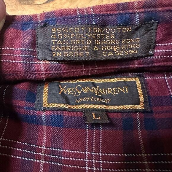 Yves Saint Laurent button up large - Picture 6 of 12